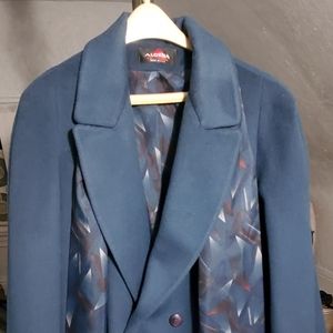 Alorna Vintage Long Green Coat